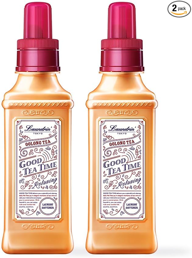 Laundrin Laundry Softener Oolong Tea, 2pk - Fabric Softener Liquid - Eco-Friendly & Plant-Based Softener - Laundry Scent Boosters - Laundry Fabric Softener - Fabric Scent Softener, Health & Household