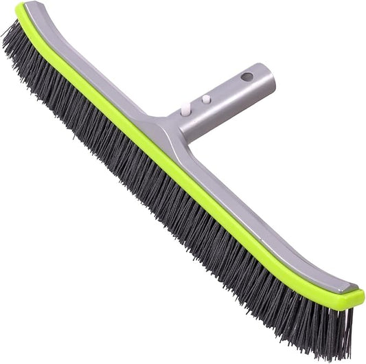 Pool Brush Head for Cleaning Plaster and Gunite Concrete Surfaces,Heavy Duty Inground Swimming Pools Stiff Bristles Scrub Brushes