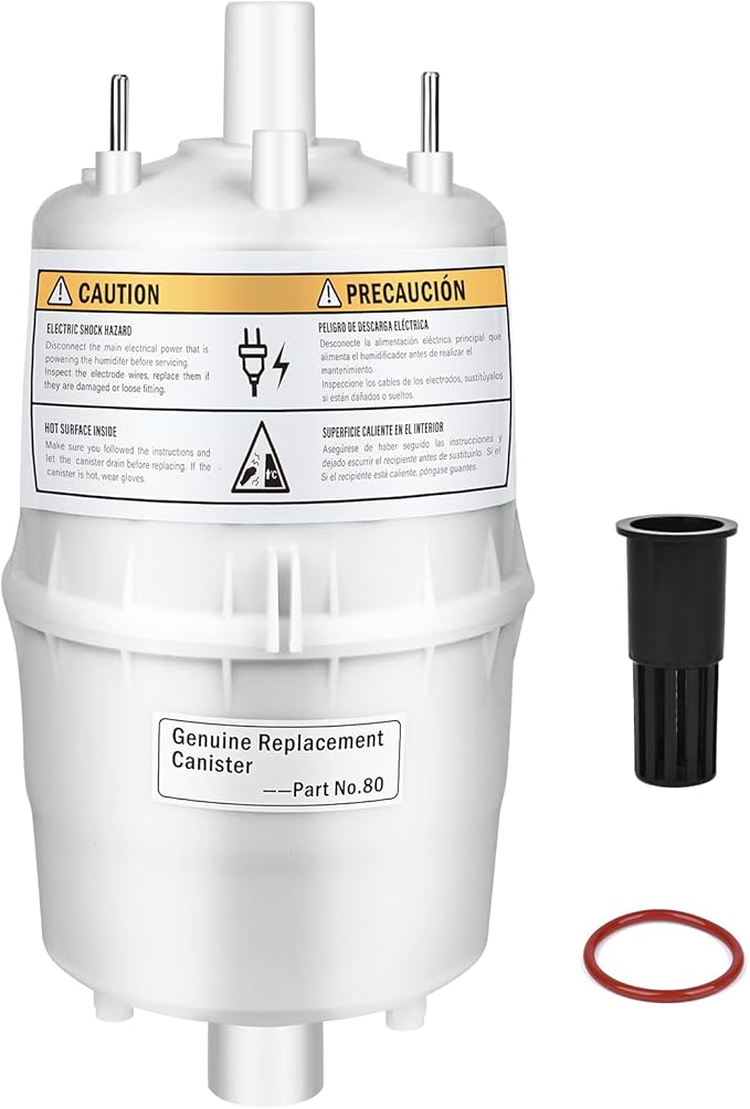 80 Canister Replacement for Aprilaire 800 Canister, 80 Steam Canister Substitute for Aprilaire 800 Replacement Canister (OEM), Canister Part 80 for Aprilaire 800 801 865 866 Whole House Humidifiers