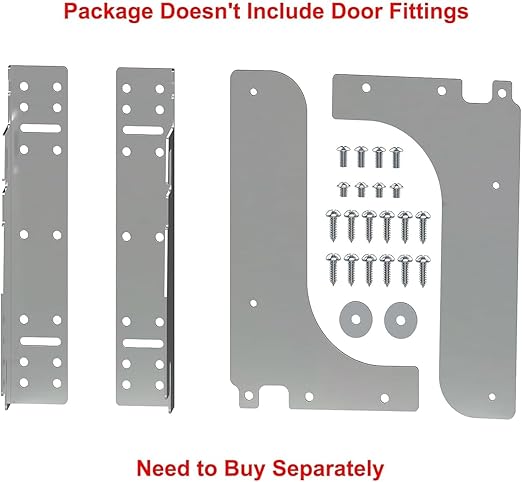 Single Pullout Trash Can for Under Kitchen Cabinets Include Single 35QT Trash Bin Doesn't Include Door Fittings, Bottom-Mount Recycling Bin