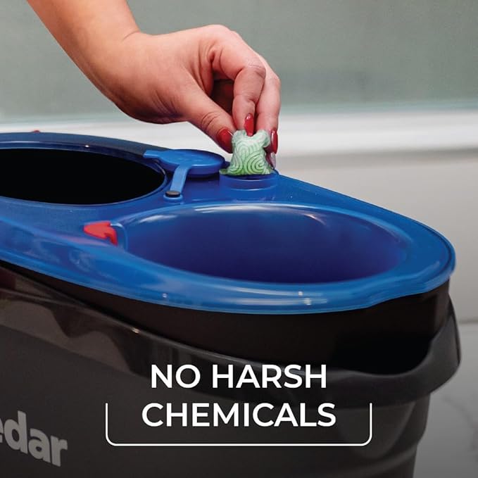 O-Cedar PACS Hard Floor Cleaner, Crisp Citrus Scent 10 Count (1-Pack) | Made with Naturally-Derived Ingredients | Safe to Use on All Hard Floors | Perfect for Mop Buckets