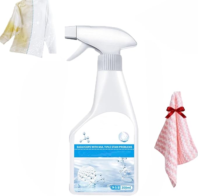 Wondolla Stain Remover, Laundry Stain Remover Emulsifier, Dry Clean-on-the-Go Spray No Water