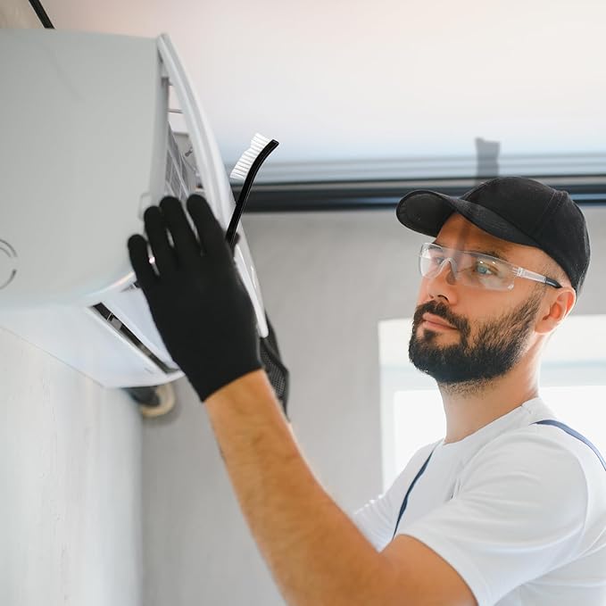 9 Pcs Double-Ended Cleaning Brushes Nylon Small Detailing Crevice Brush Mini Stiff Bristles Brushes All Purpose Cleaning Brush for Detailed Clean Jewelry Cars Kitchen Small Spacesnt