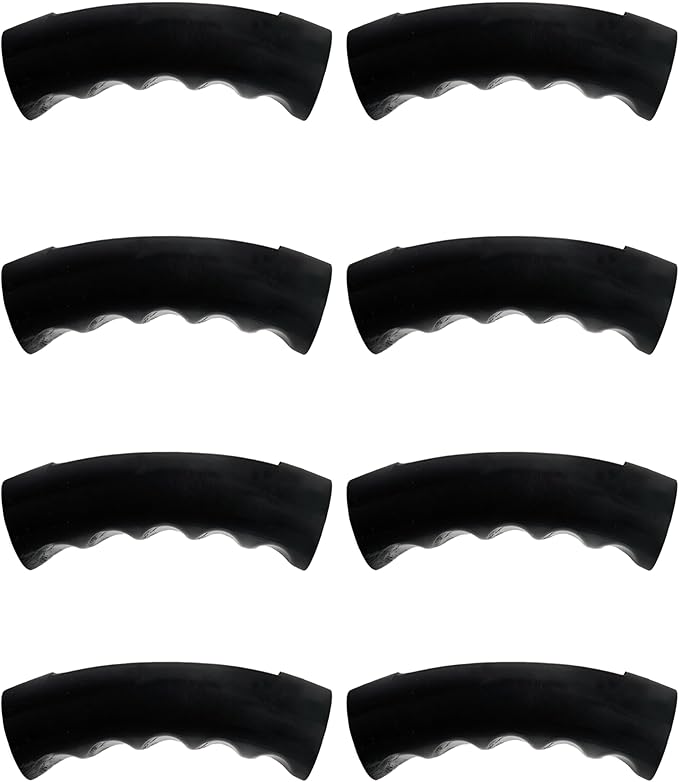 USA-Made Bucket Grip for 1-5 Gallon Buckets, Ergonomic, Durable Handle Grip for Heavy-Duty Buckets | Easy to Install, Comfortable for Gardening, Construction, DIY | Fits 5 Gal Handles - Pack of 8