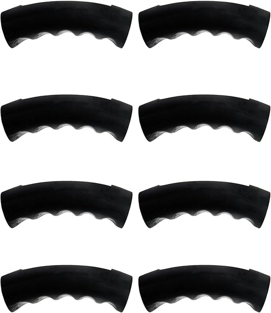 USA-Made Bucket Grip for 1-5 Gallon Buckets, Ergonomic, Durable Handle Grip for Heavy-Duty Buckets | Easy to Install, Comfortable for Gardening, Construction, DIY | Fits 5 Gal Handles - Pack of 8