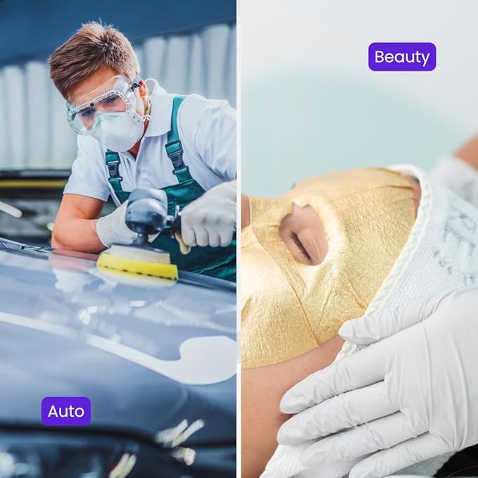 Shamrock Latex Industrial Gloves, X-Small, 6 Mil, Powder-Free, Fully Textured, Disposable, Non-Medical, Multi-Purpose Use