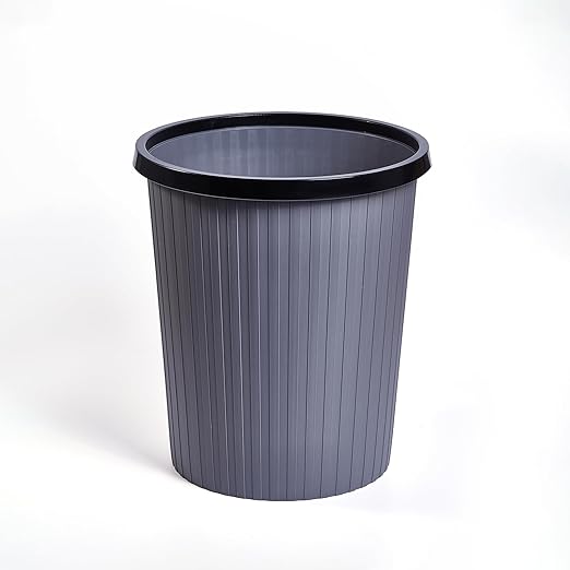 ZXJ Plastic Trash Can - 2 Gallon - Grey - Laundry Room,Bathroom,Kitchen,Office,Dormitory,Camping,Kids Room