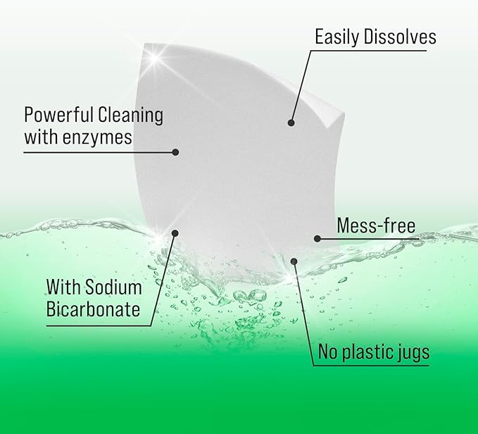 Rockin' Green Travel Laundry Detergent Sheets Unscented - Mess-Free Laundry Sheets Detergent Powerful Cleaning with Sodium Bicarbonate - Easily Dissolvable Laundry Soap Sheet (102 Loads, Unscented)