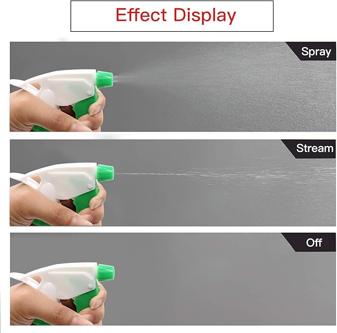 30 Pack Spray Bottle Nozzles, Heavy-Duty Stream Trigger Spray Nozzle Replacement Parts Adjustable Head Sprayer with Mist Stream Sprayer Fits 8oz /16oz Spray Bottles Round 28/400 Neck Bottles