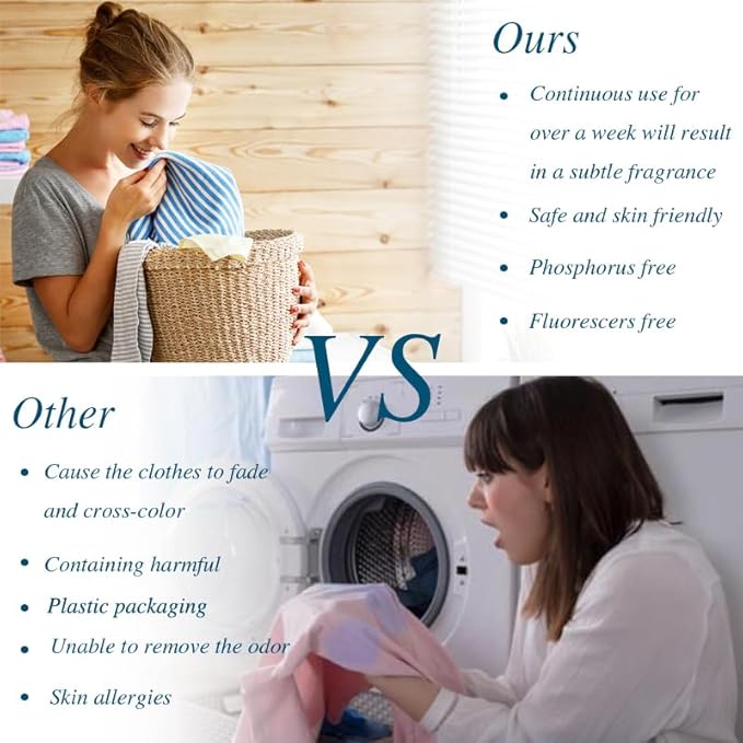 Laundry Detergent Sheets Fresh Scent Fully Dissolves 100 Loads Liquidless Washing Detergent Sheets Eco Laundry Soap Washer Sheet, Eco-friendly, Great for Save Space,Non Toxic People Safe