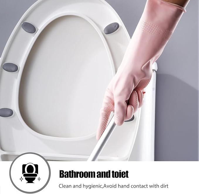 Rubber Gloves for Household, Dishwashing Gloves for Kitchen, Reusable