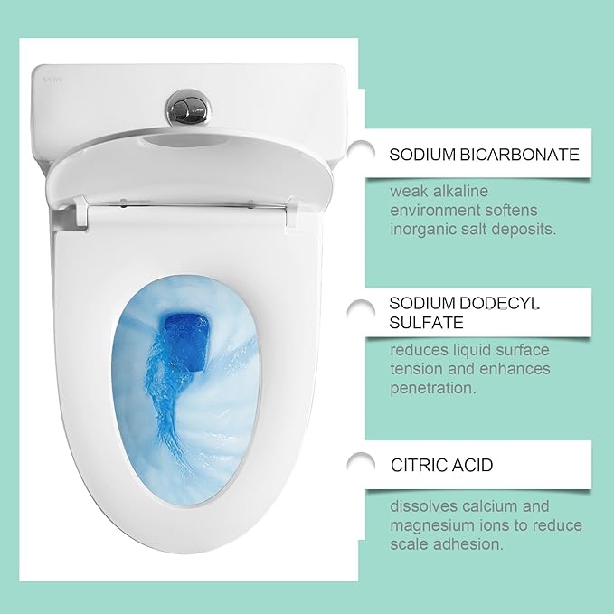 Toilet Deep Cleaner for Bowl and Tank, Long-Lasting Fresh Scent, No Scrubbing Required, Automatic Refreshing Formula, 4.23 oz