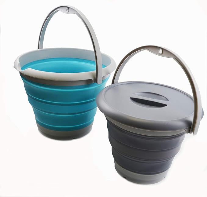 SAMMART Collapsible Bucket Set (5L + 10L)