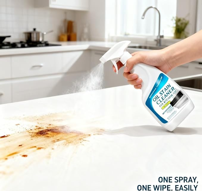 Oven cleaner Kitchen,Heavy Oil Cleaner, 2025 Upgrade Multipurpose Grease Remover, Durable Stain Cleaning Agent for Kitchen Surfaces, Portable Degreasing Spray 500ML