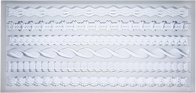 Trimming Ornaments Mold for Polyclay Air Dry Clay Plaster