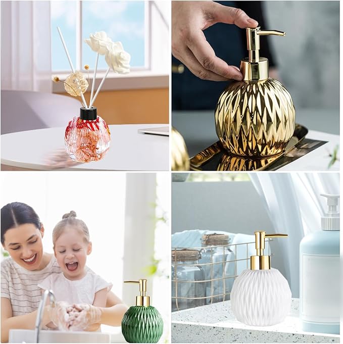Bottle Resin Mold with Pump Soap Dispenser Resin Mold Perfume Bottle Silicone Molds for Epoxy Casting DIY Bottle Pen Flower Storage Candle Holder Home Decor