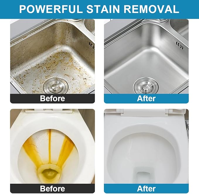 Herda 16 Pack Pumice Stone Toilet Bowl Cleaning, Powerfully Pumice Stick for Cleaning Hard Water Rings, Calcium Buildup, Rust, Pumice Stone for Cleaning Toilets, Tubs, Grills, Swimming Pools, Sinks