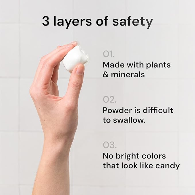 Grab Green 3-in-1 Laundry Detergent Pods, 24 Count, Vetiver Scent, Plant and Mineral Based, Superior Cleaning Power, Stain Remover, Brightens Clothes