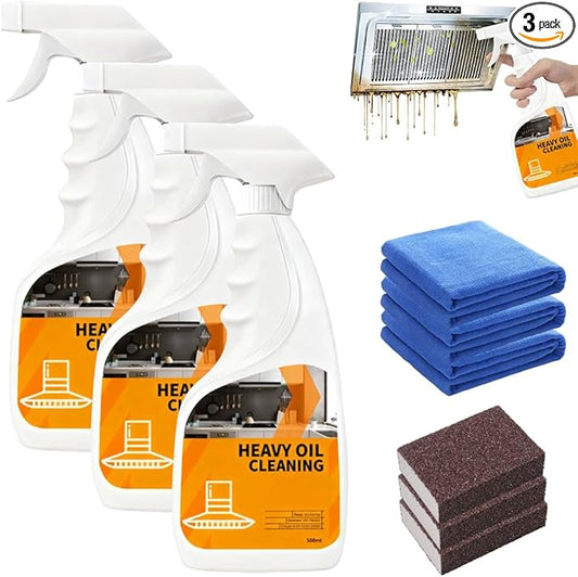 Stubborn Stains Cleaner, 2025 Upgraded Powerful kitchen Degreaser, Multipurpose Stain Removal Cleaners, Stove Cleaner for Gas Stove Top, Kitchen, Bath Shower Glass (9, Three sets)