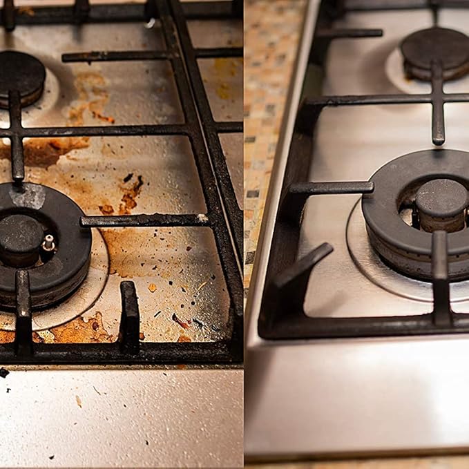 Zep Heavy-Duty Citrus Degreaser Cleaner Concentrate - 1 Gallon (Case of 4) ZUCIT128 - Restaurant Grade Degreaser and Cleaner Removes Oil, Grease, Adhesive, and Kitchen Soil on Stovetops, Appliances