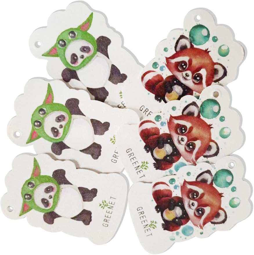 Eco-Friendly Compressed Cellulose Pop-Up Sponges, Expandable Cartoon Design – Biodegradable Dish & Surface Scrubbers, 6-Pack