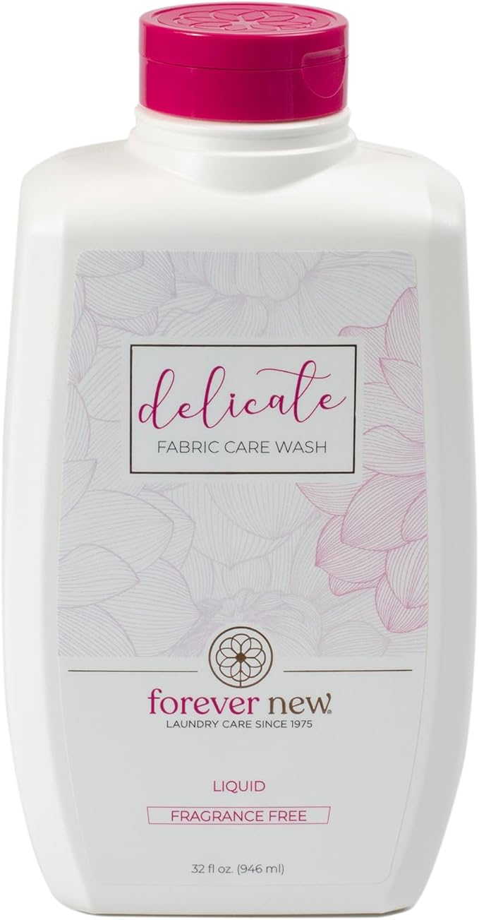 FOREVER NEW Liquid Laundry Detergent - Fabric Care Wash - Unscented, 32 Fl Oz