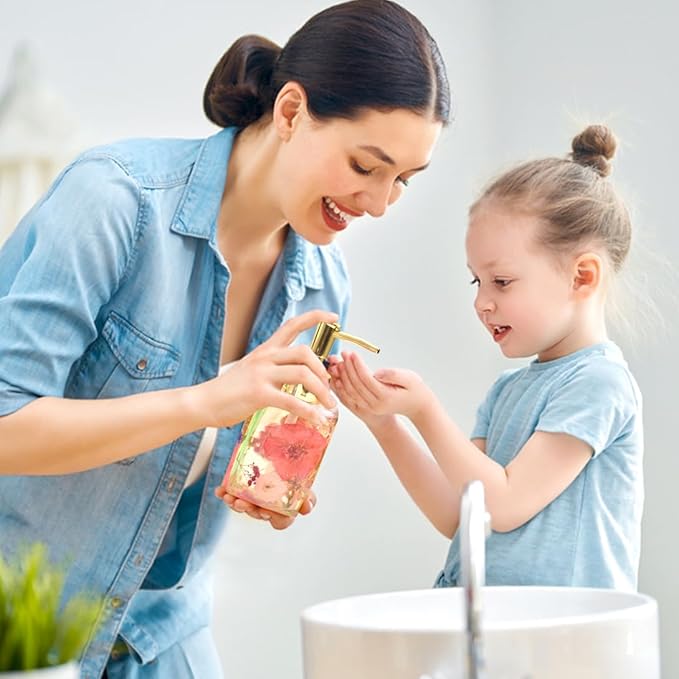 Bottle Resin Mold with Pump Soap Dispenser Resin Mold Perfume Bottle Silicone Molds for Epoxy Casting DIY Bottle Pen Flower Storage Candle Holder Home Decor