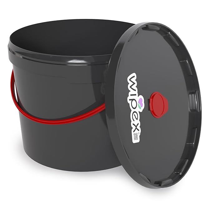 Wipex Plant Based Gym Wipes Dispenser Refill - 700 Count Fitness Equipment Wipes (Large 8x12) Lemongrass + Bucket, (Pack of 4 + Bucket)