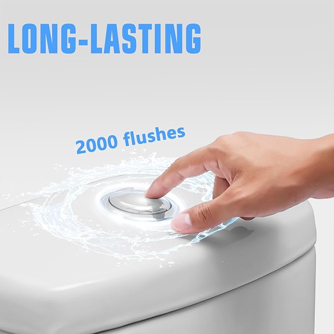 Toilet Bowl Cleaner Tablets, Automatic Toilet Tank Cleaner Tablets in Bottle, Long-Lasting Powerful Cleaning, Septic Safe, Blue Water (BLUE 2 Pack)