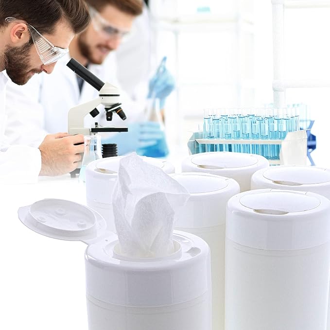 DIY Hand & Surface, Mix-It-Up Wet Wipe Kit, (50 Viscose Dry wipes X 6 Canisters), 300 Wipes