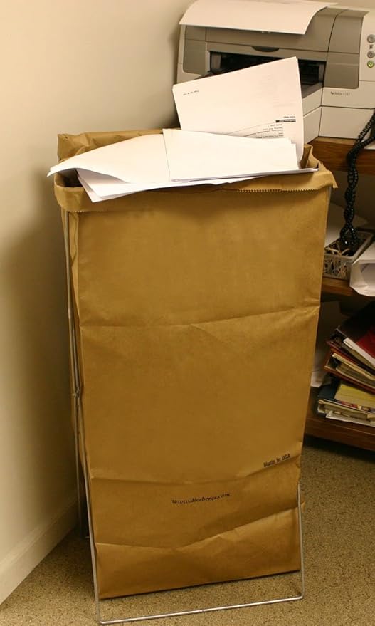 Midwest Gloves & Gear Bag Caddy - Portable Bag Stand for 33 to 39 Gallon Trash Bags, Style 52H8, 2018 Version, 2 Pack, Metal