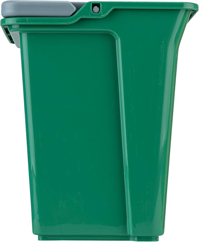 Restaurantware-Clean Tek Professional 6 Quart Cleaning Bucket, 1 Utility Pail with Handle - Heavy-Duty, Portable, Green Plastic Washing Pail, Perfect for Household, Outdoor, Car Wash and More