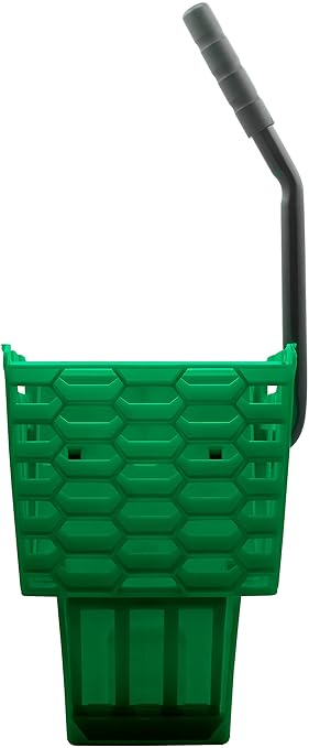 Carlisle FoodService Products Omnifit Mop Bucket with Side Press Wringer for Floor Cleaning, Kitchens, Restaurants, Office, And Janitorial Use, Polypropylene (Pp), 35 Quarts, Green