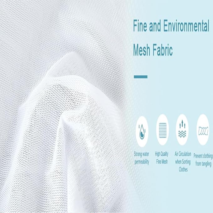 Four exquisite laundry bags, specially designed for cleaning delicate garments. They prevent the clothes from getting tangled with each other when washing bed sheets, shirts, socks and bras.