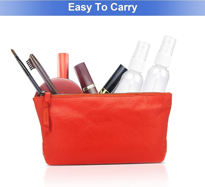 TRENDBOX 12 Pack Empty Transparent Plastic Fine Mist Spray Bottle 30 ml (1 oz)