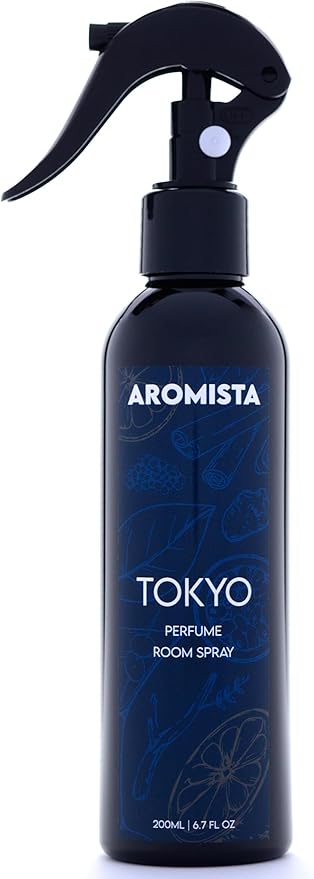 Tokyo Lime Ginger Amber Room Spray 6.7 Fl Oz Car Air Freshener Perfume Fabric and Linen Mist Luxury Fragrance Spray Home Scent