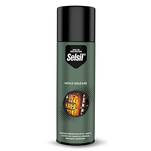 SELSIL Silicone Mold Release Aerosol Spray (13.5 fl oz) Professional Resin Mold Releaser, Non-Stick, Fast-Drying & Easy Mold Removal, (Pack of 1)