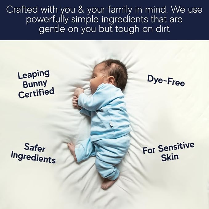 Sheets Laundry Club Laundry Detergent Sheets, 100 Loads - Fresh Linen Scent, Eco-Friendly, Quick-Dissolving Formula, Hypoallergenic, Septic Safe, Plastic-Free Packaging - 50 Sheets