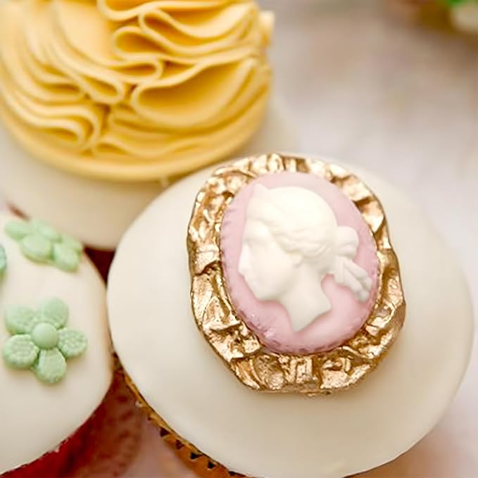 Art Molds for Polyclay Air Dry Clay Plaster Epoxy Resin Fondant Cake Decor Rococo Embellishment