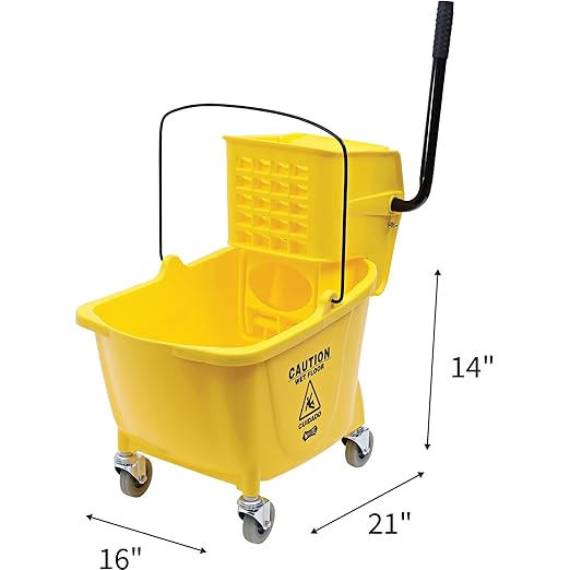 Genuine Joe 35 QT Side Press Mop Bucket Wringer Combo