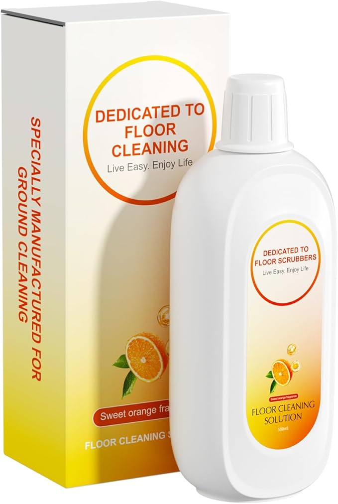 Floor Cleaning Solution Compatible With Tineco, Deep Cleans for Multiple Hard Floors, Suitable With All Robot Vacuums with Mopping and Cordless Wet/Dry Vacuum Mop (Sweet Orange 1 Bottle)
