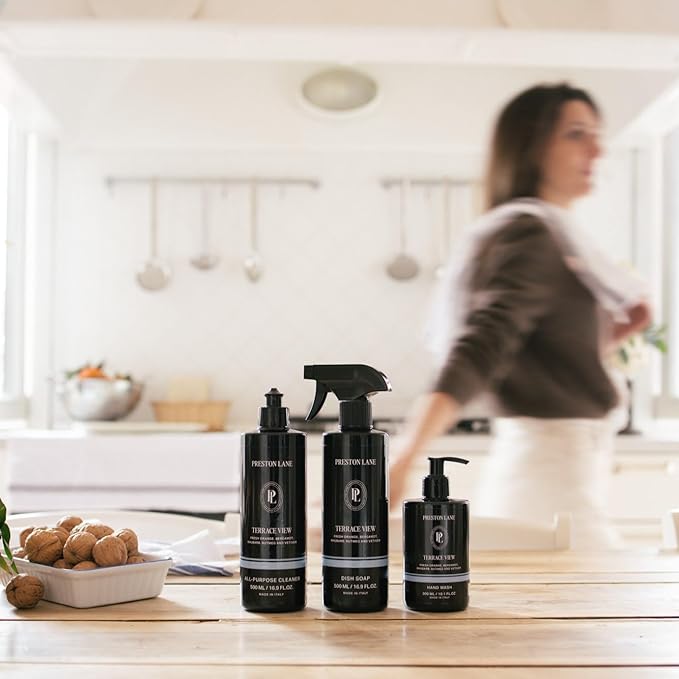 Preston Lane Kitchen Set, Hand Wash, Dish Soap & All Purpose Cleaner, Cleaning Essentials Bundle
