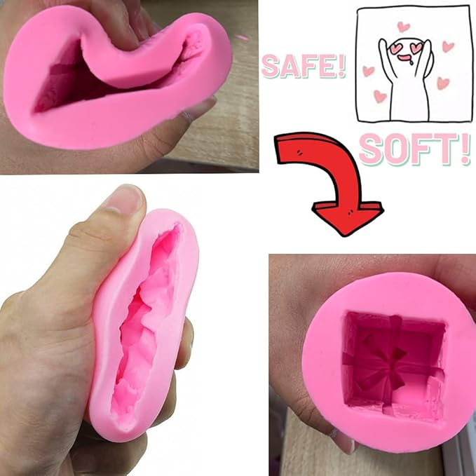 Rose Bloom Flower Soap Silicone Molds, 3D Flowers Handmade DIY Candy Melt Mold, Chocolate Cookie Making Tools, Christmas Cake Candles Resin Mould, Christmas Party Decoration Gift for Oven Cupcake