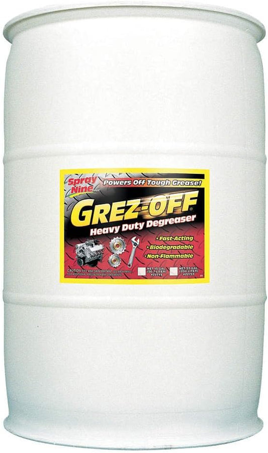 Spray Nine 22755 Grez-Off Heavy Duty Degreaser - 55 Gallon