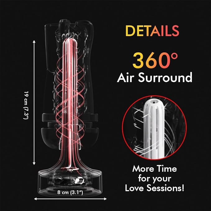 Dry Tower Elite Electric Drying Onahole Stand – Compact 7.3″ Sleeve & Insert Air-Dry Solution, Dual Warm-and-Airflow Modes, USB-C Powered, Mold-Prevention Care OH-OT-363