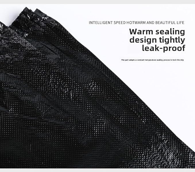 DJDBaihuo 70-gallon trash bags, 47.24" x 55.12", 60-pack, leak-proof & tear-resistant for large waste disposal in parties, schools, offices, hospitals & public areas.
