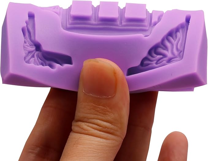 Window Silicone Fondant Molds, Door Chocolate Molds for Cake Decoration Cupcake Topper Candy Gum Paste Sugar Craft Polymer Clay Set of 3