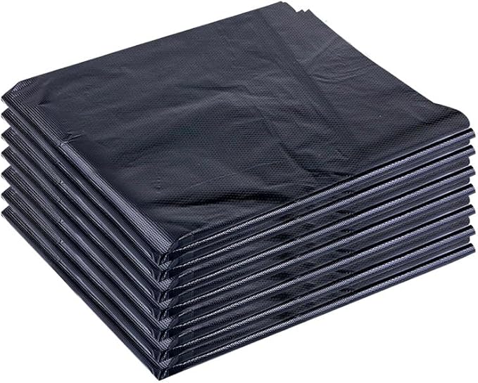 48 gallon heavy duty trash bags, 39.37x47.24 inches, black, extra strong construction & yard bags for commercial, industrial, garden waste, leakproof & puncture resistant(30 pieces）