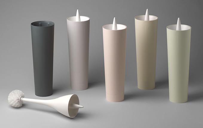 Heller Excalibur Toilet Brush by Philippe Starck – Iconic, Modern Hellerware Design – Durable, Recycled Polypropylene – Sword-Like Handle & Brush – MoMA-Featured Bathroom Accessory (Acid Yellow)