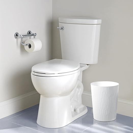 UUJOLY Small Trash Can Wastebasket Garbage Can Container Bins for Bathrooms,Bedroom Room, Kitchens, Offices, Kids Rooms, Dorms, 3 Pack, White